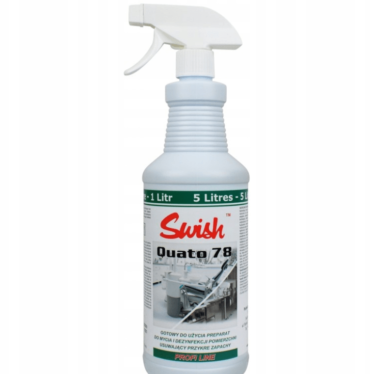 Płyn SWISH Quato 78 RTU 1l atomizer - dezynfekcja powierzchni, gotowy