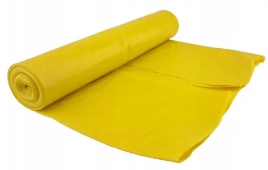 Worki LD 120l 25 szt żółte OLIMAR