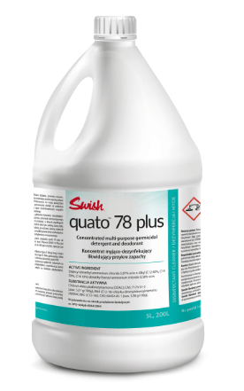 Płyn SWISH QUATO 78 5L - dezynfekcja powierzchni, koncentrat